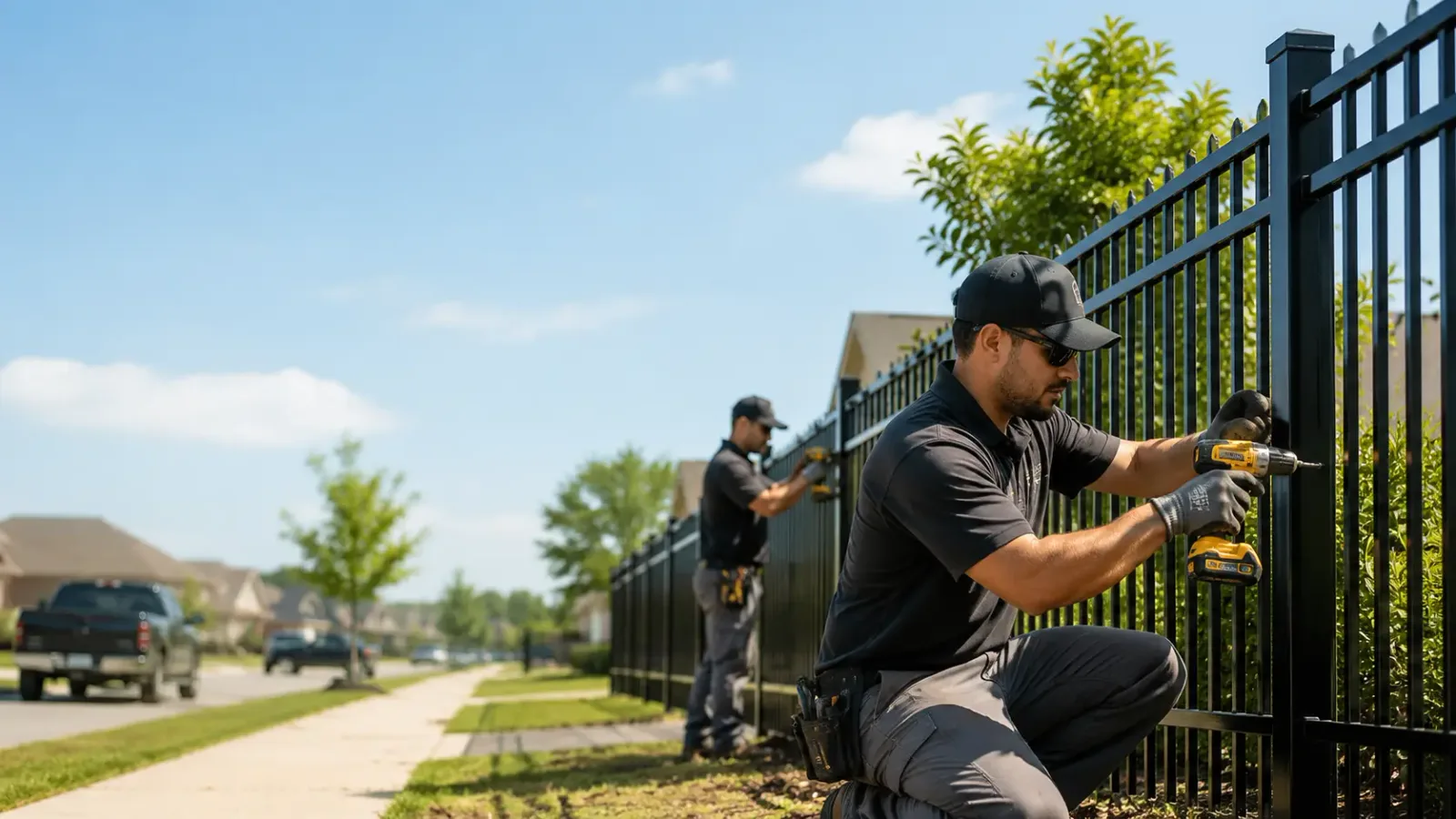 Metal Fence Installation in Hingham, MA
